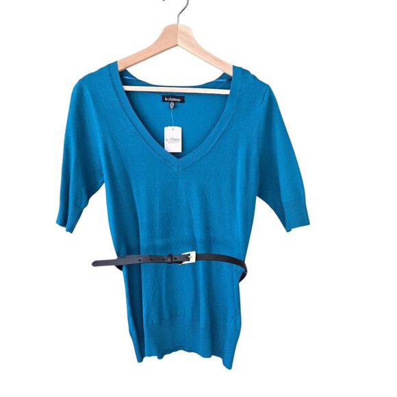 Le Chateau Belted sweater Size M NWT - Picture 1 of 4